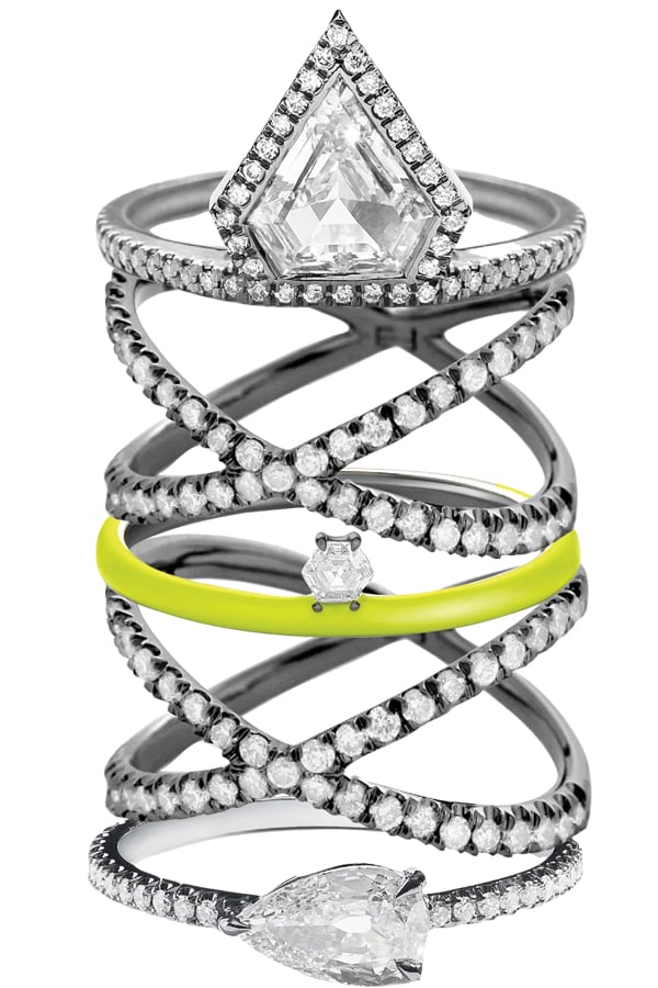 stackable wedding rings