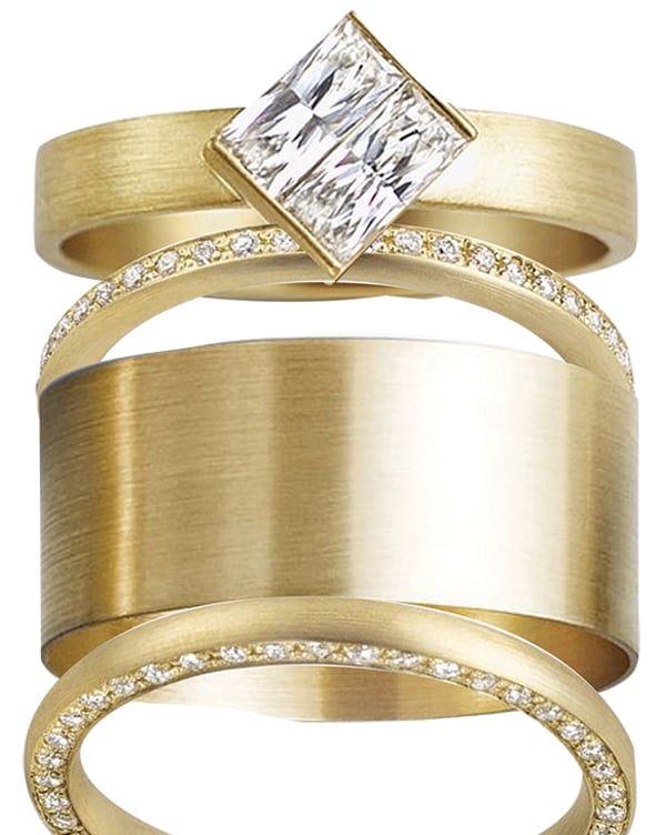 stackable wedding rings