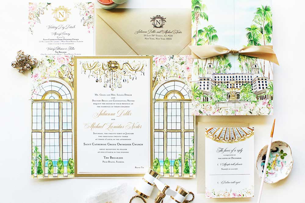 wedding invitation suite