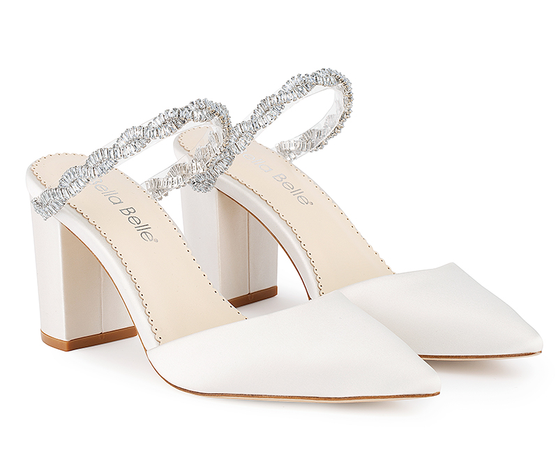 bella belle bridal mules