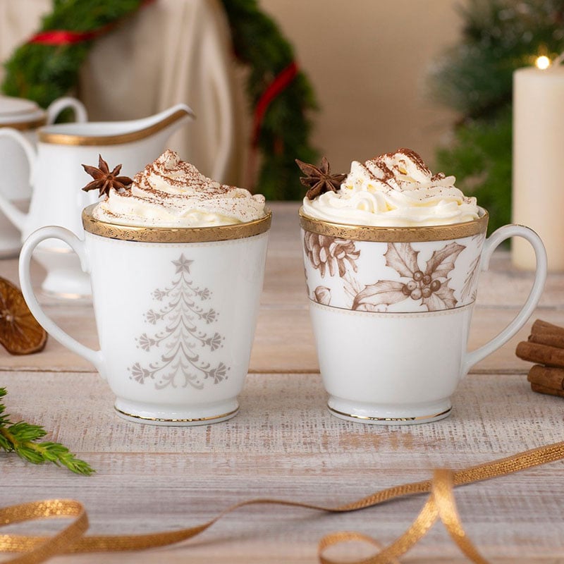 noritake holiday mugs