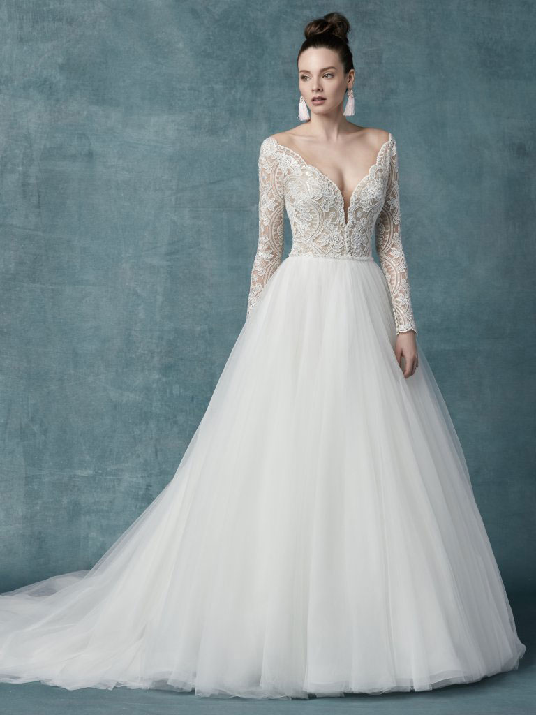 Maggie Sottero Mallory Dawn Sleeves