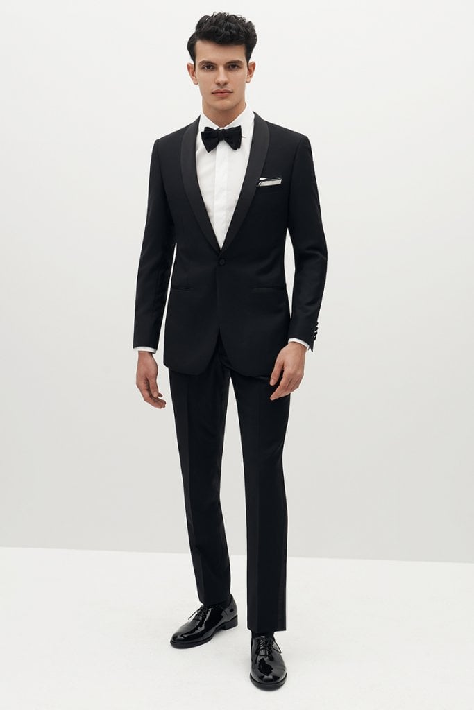 black shawl tuxedo