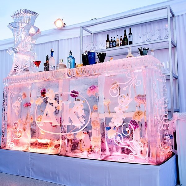 engraved ice bar