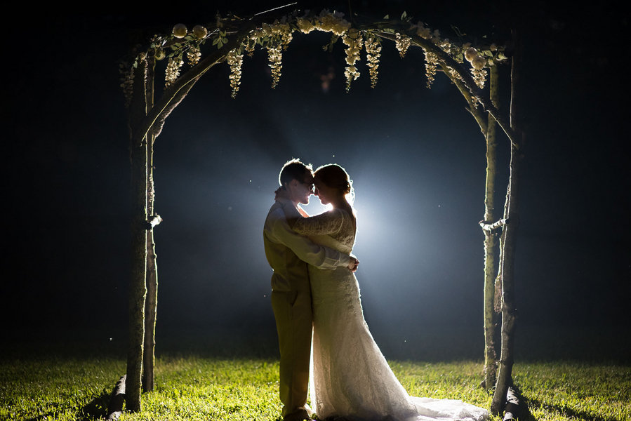 bride and groom wedding photo