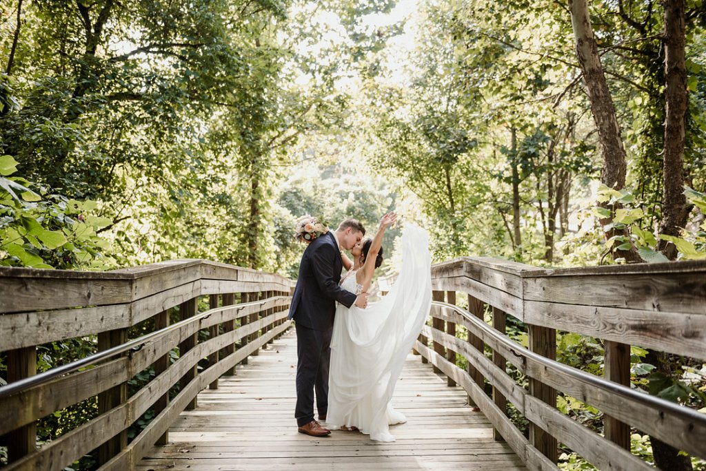 bride and groom wedding photo