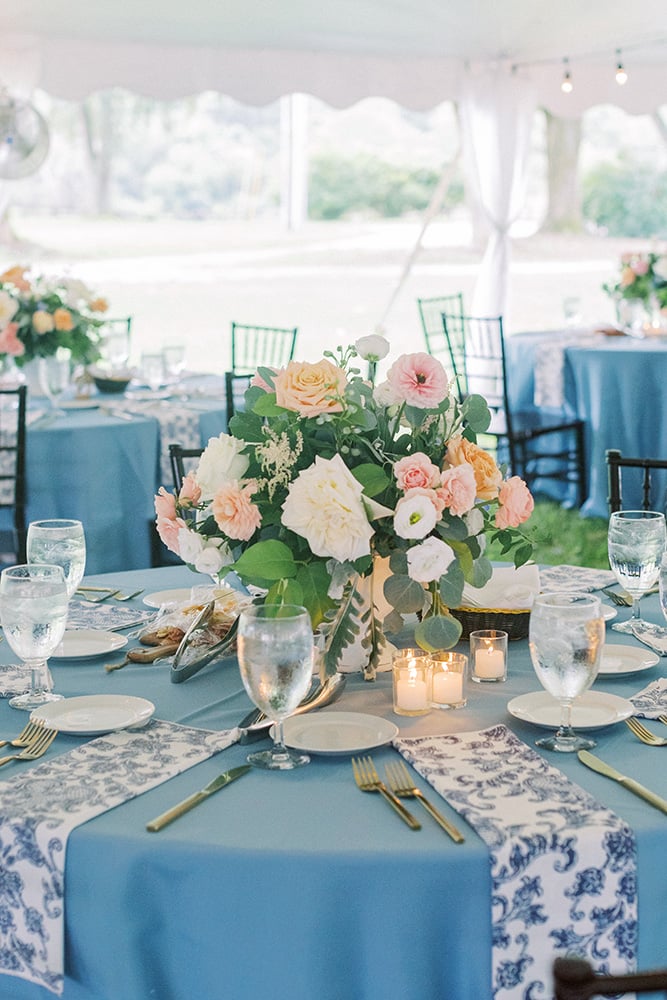 wedding reception table