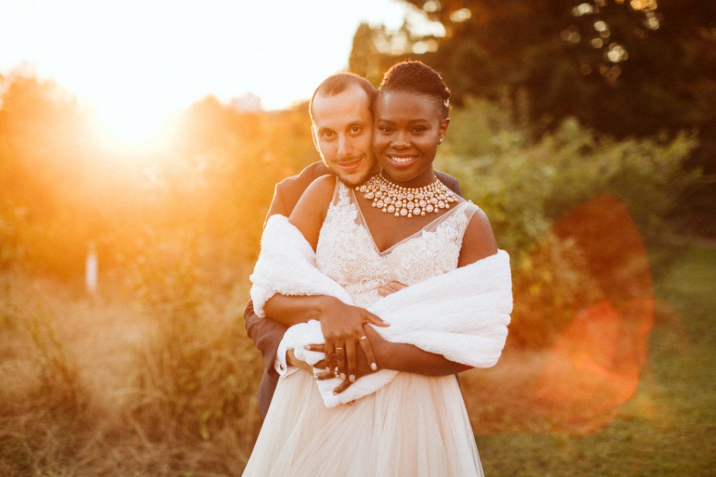 wedding photo bride and groom