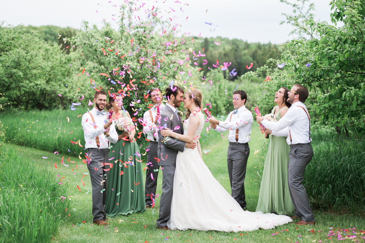 bridal party confetti