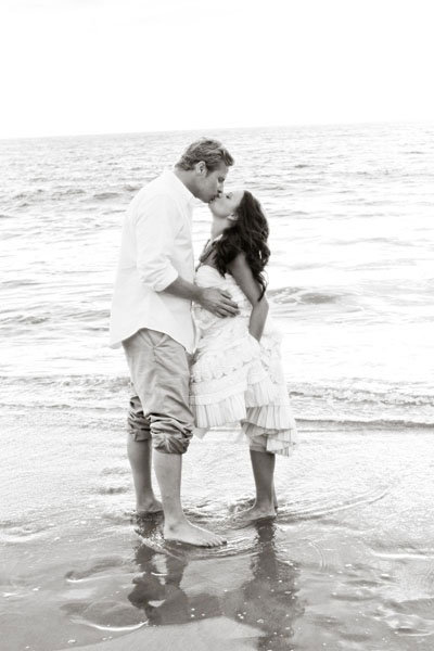 beach wedding photo