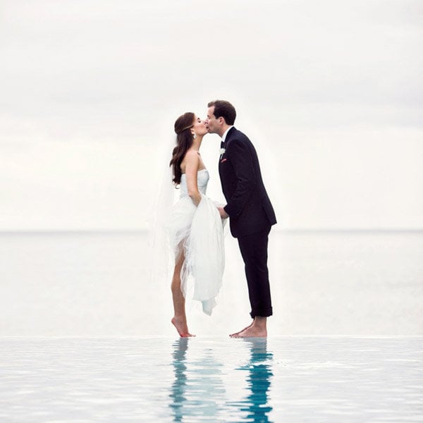 beach wedding photo