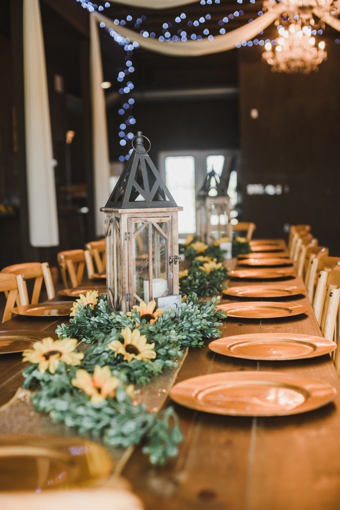 sunflower wedding centerpiece