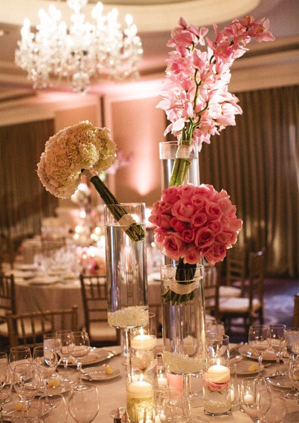 bouquet inspired centerpiece