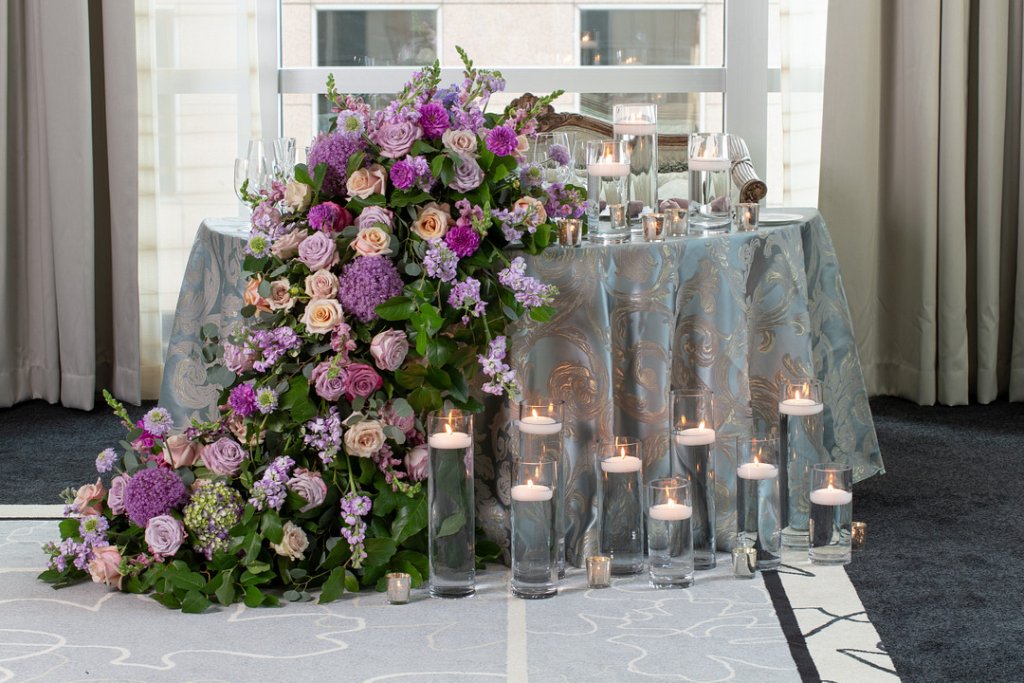 wedding sweetheart table