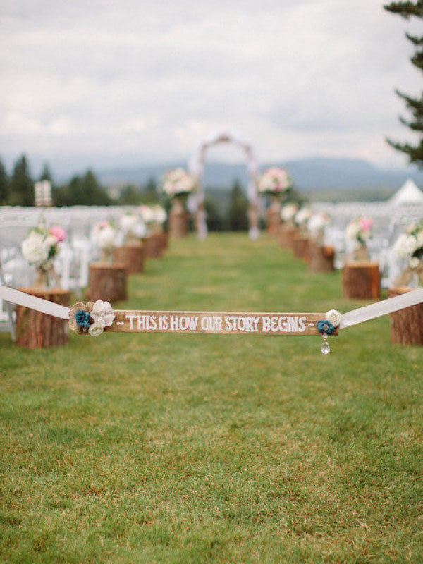 ceremony aisle marker