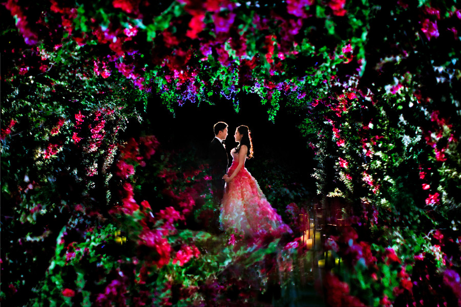 Floral Wedding Ceremony Display