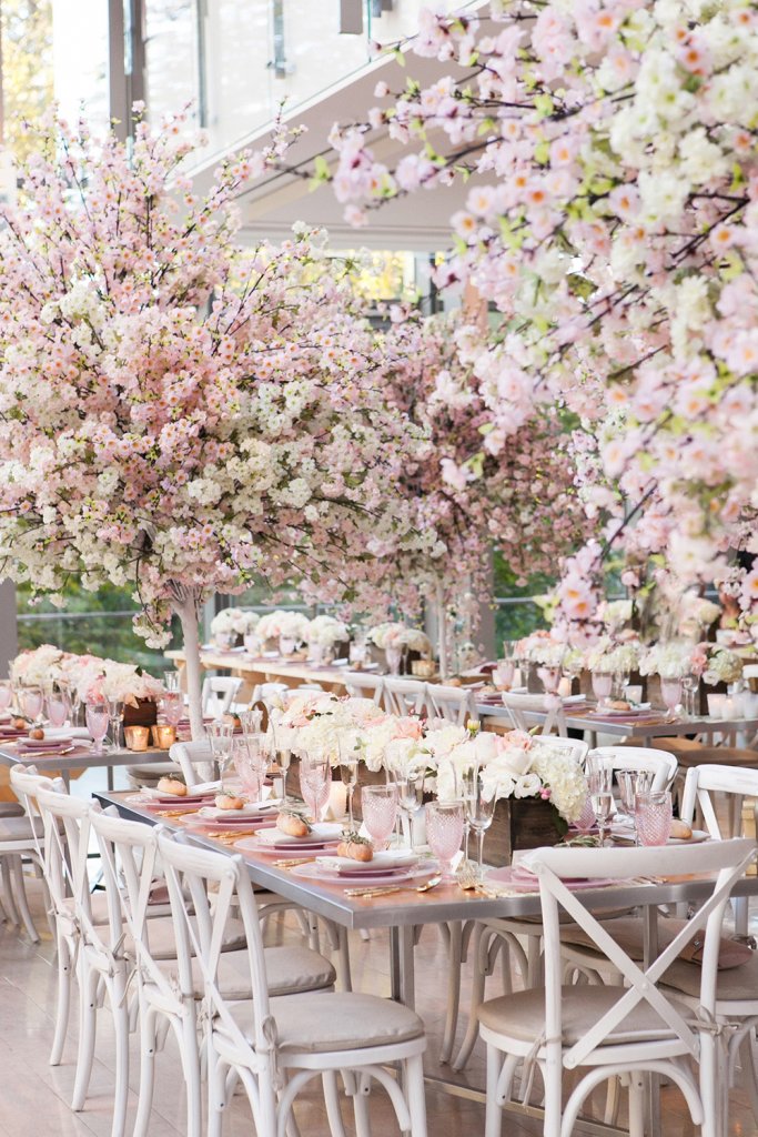 cherry blossom reception