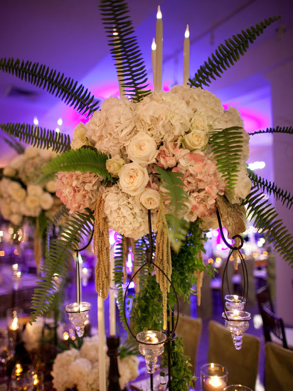 david tutera tall centerpieces