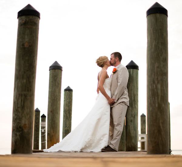 bride and groom portrait