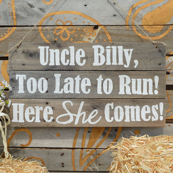 funny ring bearer sign