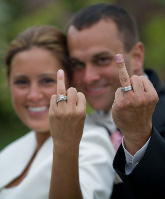 funny wedding ring photoq