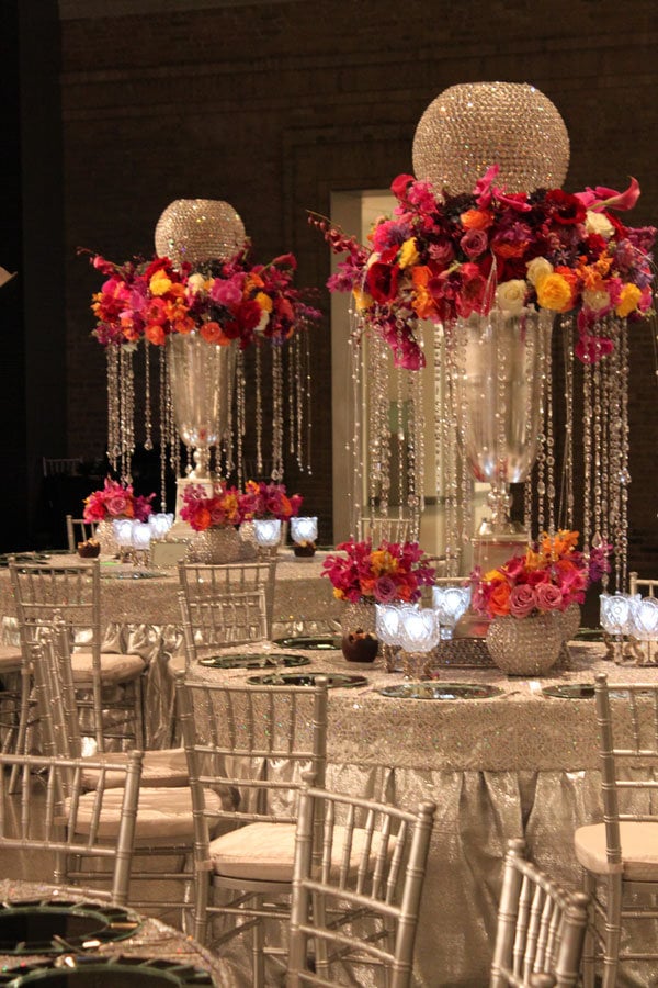 unique glamorous centerpiece