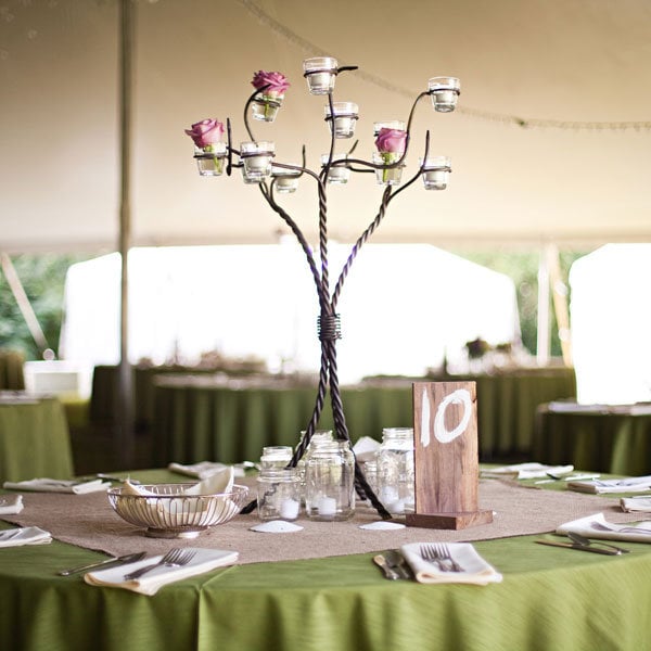 simple wedding centerpiece