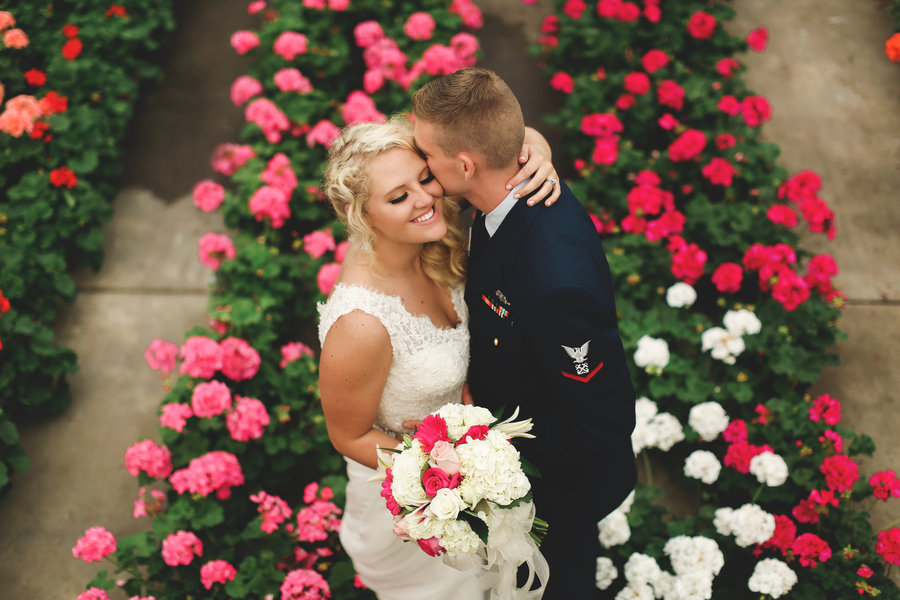 bride and groom wedding photo