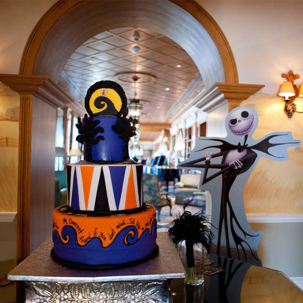 halloween nightmare before christmas cake