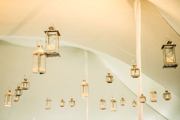 lanterns over dance floor