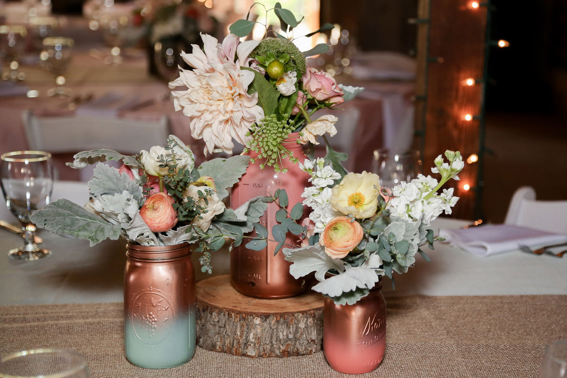 mason jars centerpiece