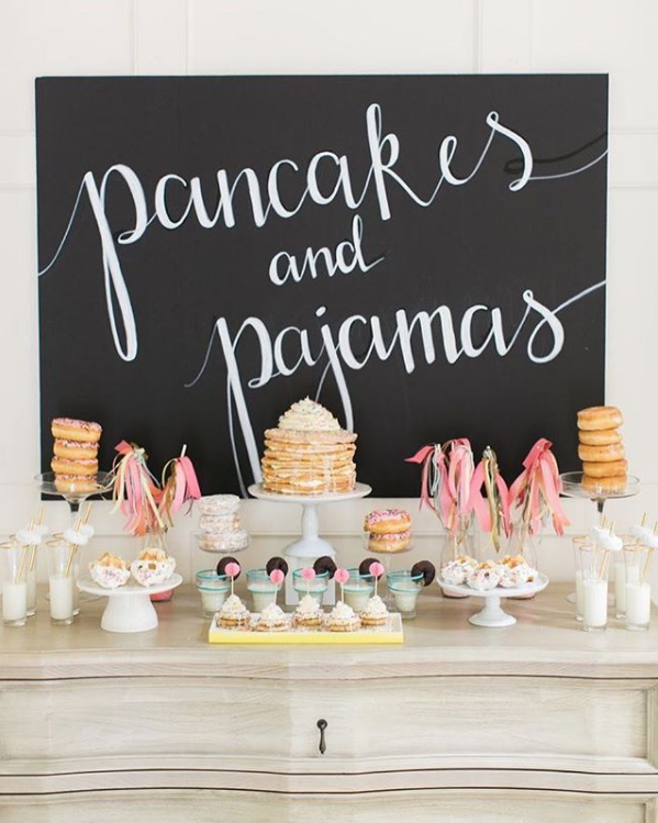 pancakes and pajamas bridesmaid proposal