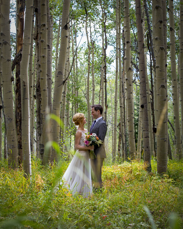 bride and groom wedding photo