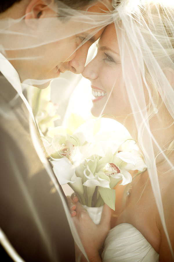 romantic wedding photo