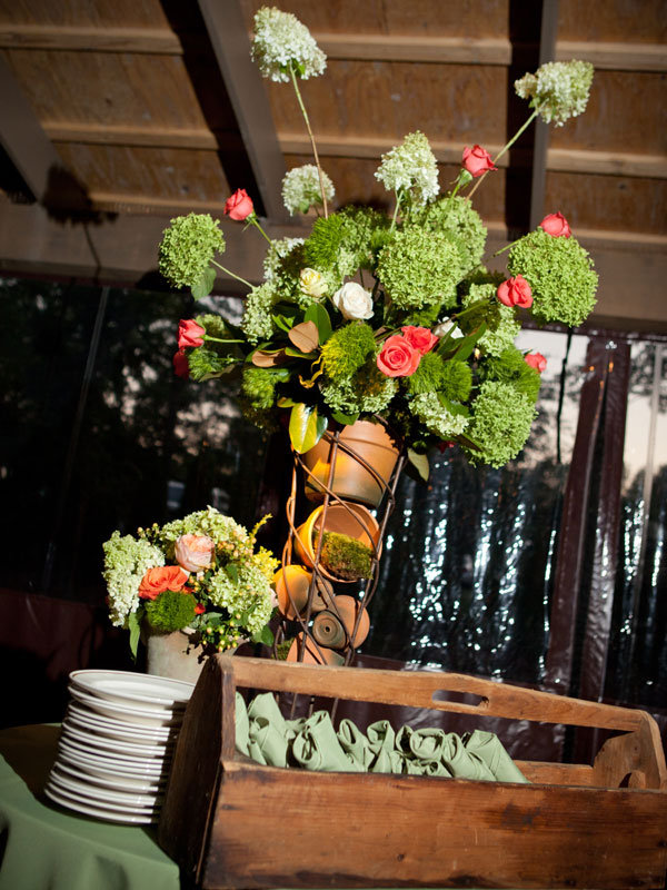 rustic floral arrangement