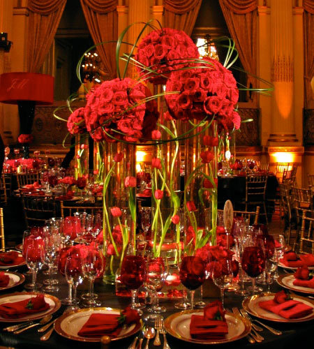 rose centerpieces