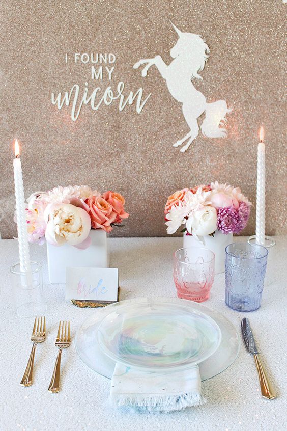 unicorn bridal shower