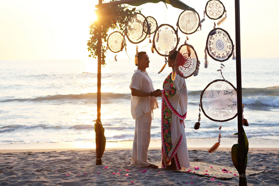 wedding ceremony on beach