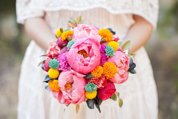 vibrant summer bouquet