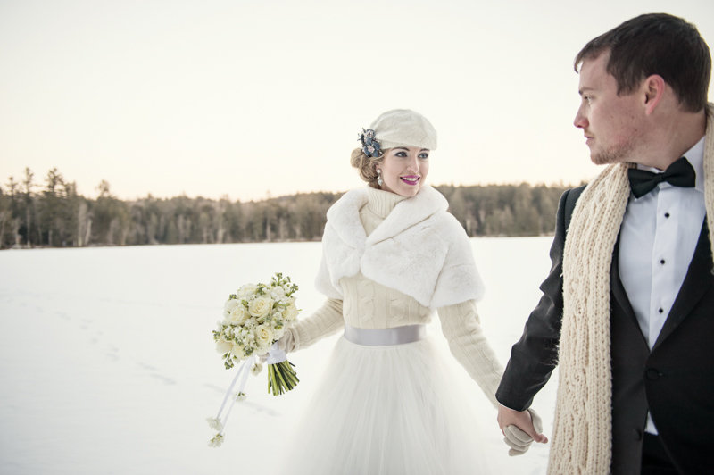 winter wedding attire