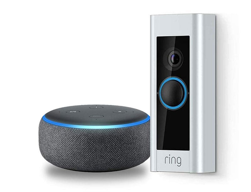 Echo Dot and Video Doorbell