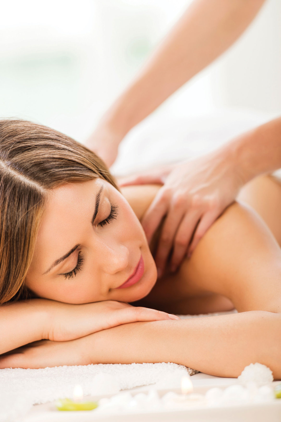 woman getting massage