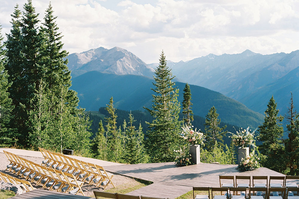 Aspen Colorado real wedding ceremony