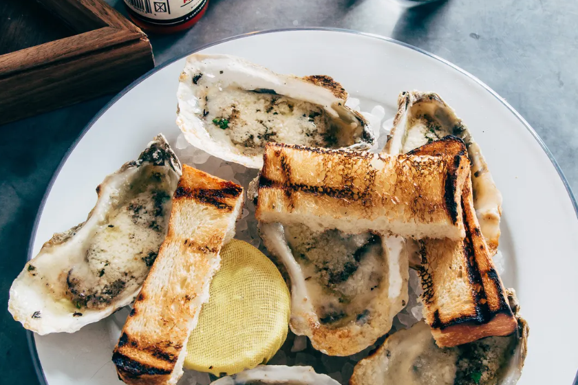 charleston char grilled oysters