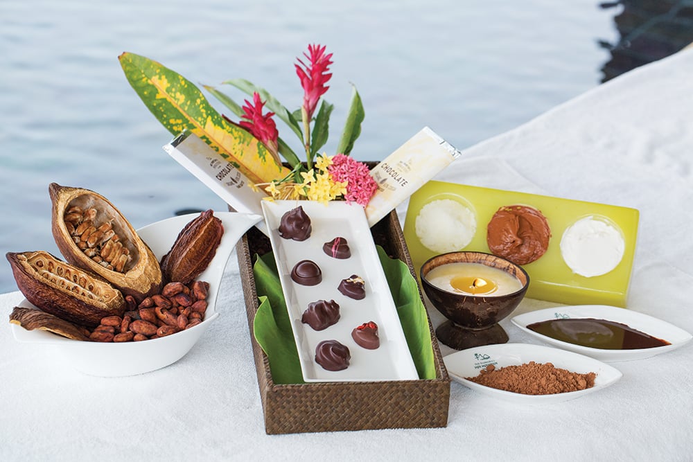 Chocolate spa at Jade Mountain St Lucia