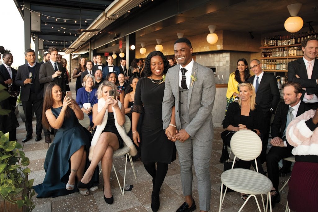 brooklyn outdoor wedding ceremony