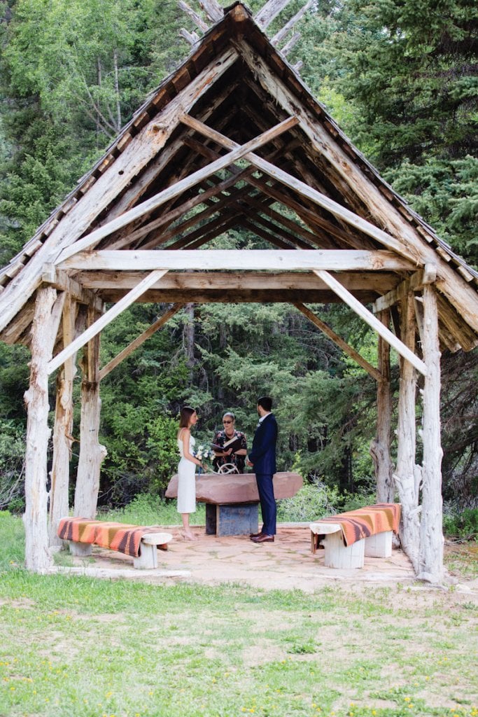 dunton hot springs wedding ceremony