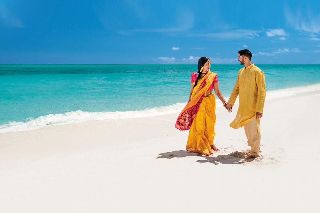 beaches resort turks and caicos south asian destination wedding