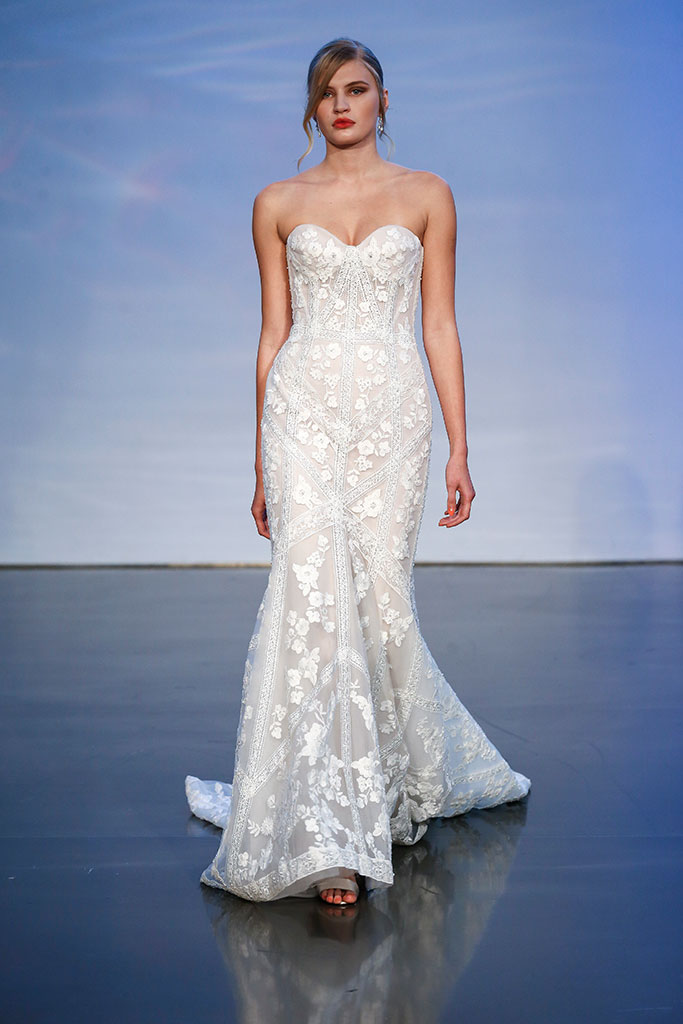 Strapless Justin Alexander Gown