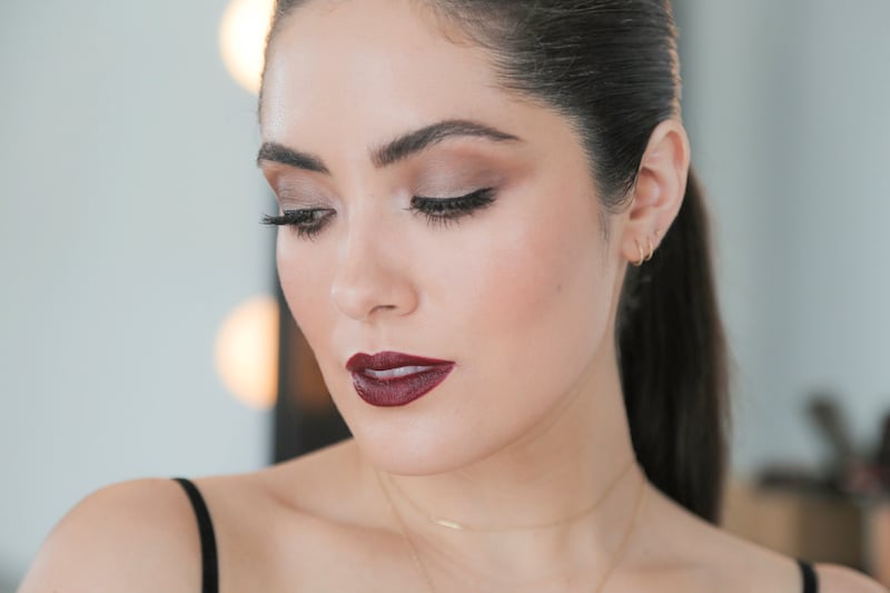 Melissa Alatorre's Soft Eye and Dark Lip